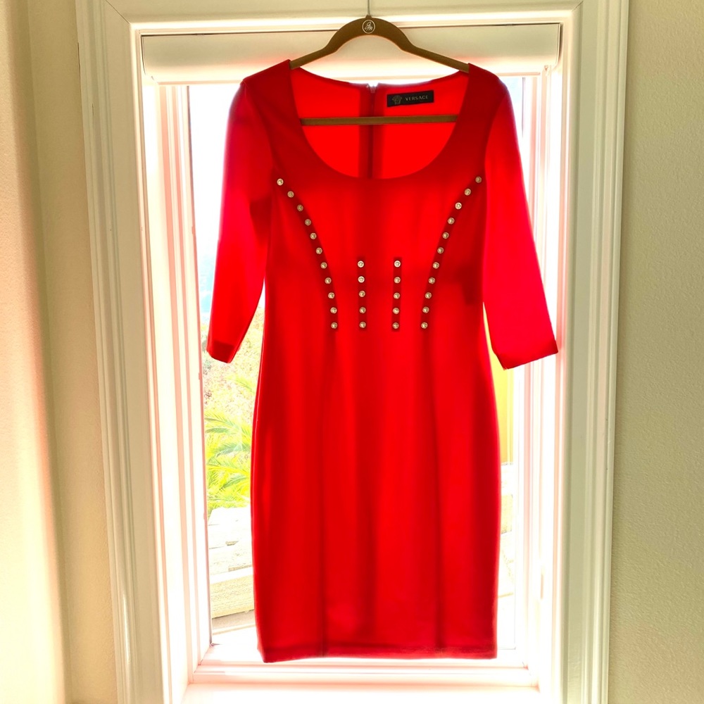 NWOT Gorgeous VERSACE Holiday Dress (size 42)